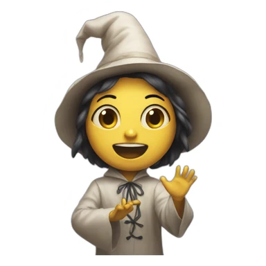 Poupée conjuring sticker