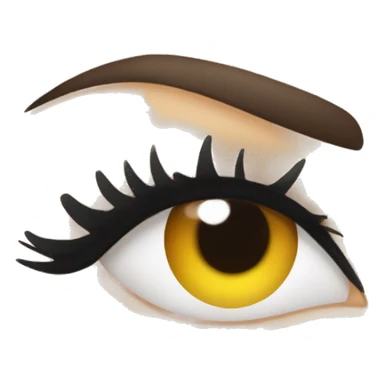 Eye lash extensions  sticker