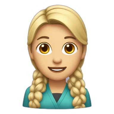 passaporte linguistico woman teacher sticker