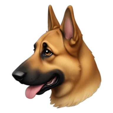 Berger allemand sticker