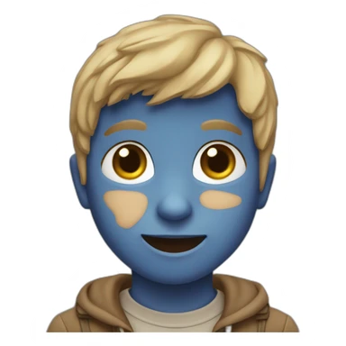 Niño lleno de tierra sticker