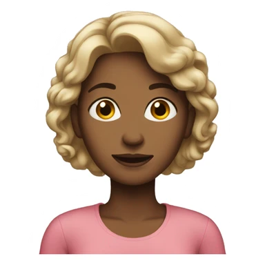 woman on social media sticker