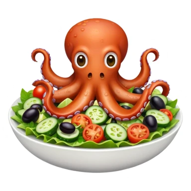 octopus salad sticker