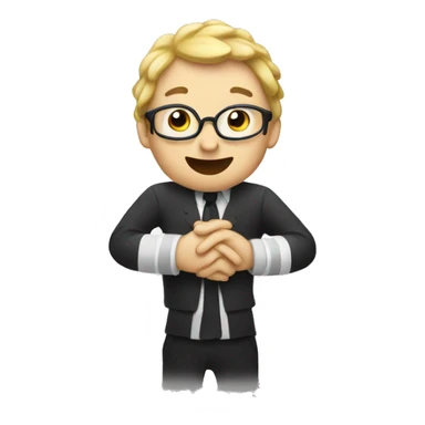 Shpitz in hands  sticker