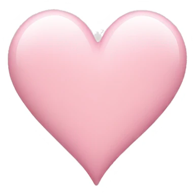 Light pink heart sticker