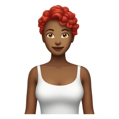 Mulher de cabelo vermelho sticker