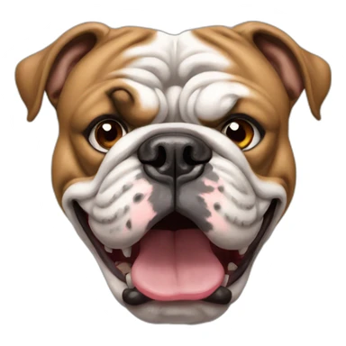 Mad english bulldog sticker