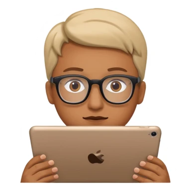 ipad, on the screen is a youtube video with a man on it sticker