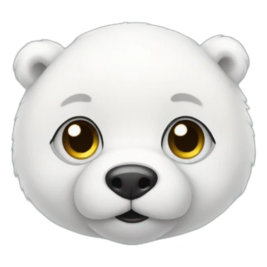 Cute little chubby Polar sticker