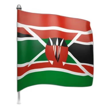 kenyan flag sticker
