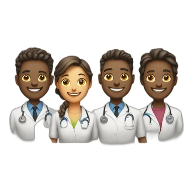 Happy team work sticker