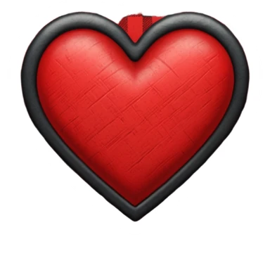 vintage flannel patterned heart  sticker