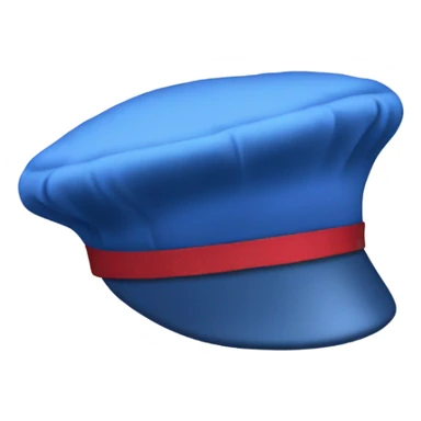 Blue French berret  sticker