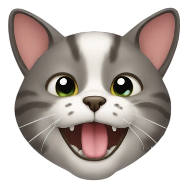 Silly cat sticker