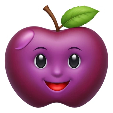 acai berry apple emoji  sticker