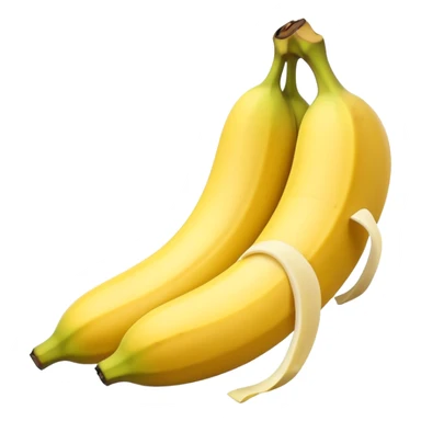 Design an emoji of a banana 🍌 slipping on its own peel, mid-air, shocked face. sticker