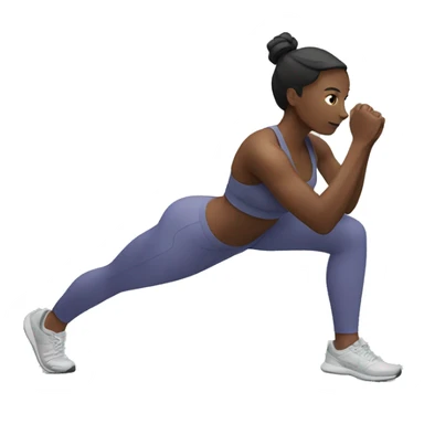 Woman working out sticker