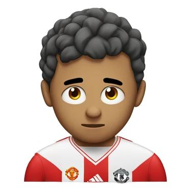 Manchester United logo being sad sticker