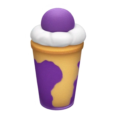 Colourful ube parfait sticker