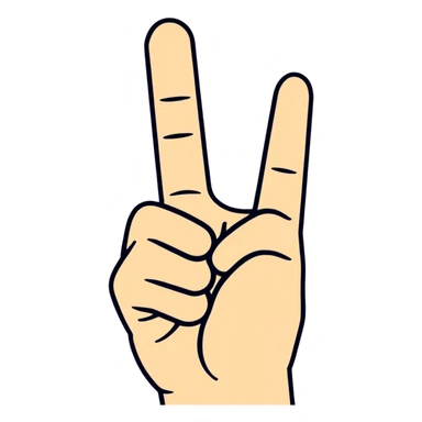 straight face with middle finger sticker