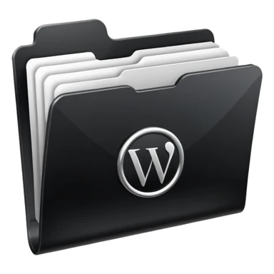 computer folder icon black with text "web design" sticker