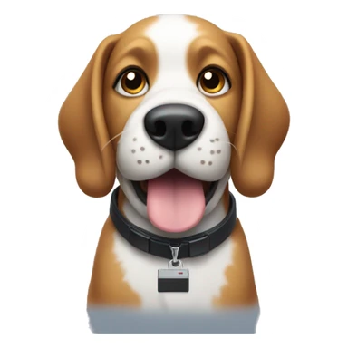 Dog Playing Ps5 sticker