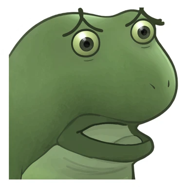 Person with eye roll sticker