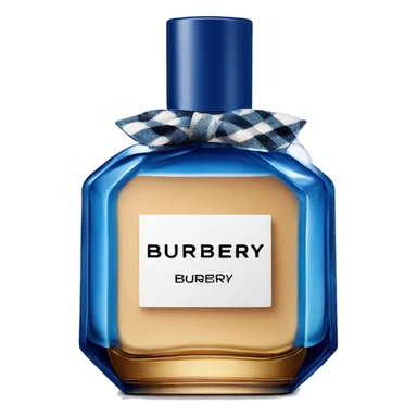 blue Burberry cologne  sticker