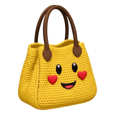 crochet bag sticker