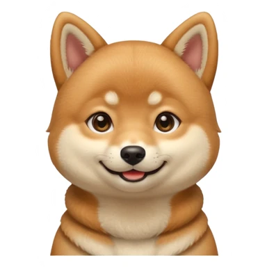Create cute girl Shiba inu emoji sticker