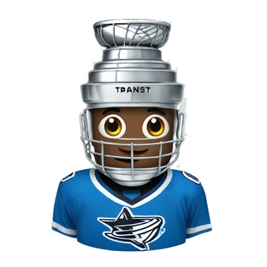 Blue Stanley cup sticker