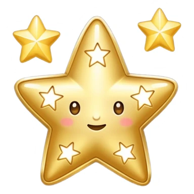twinkling stars sticker
