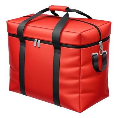 Red Thermal Delivery Bags sticker