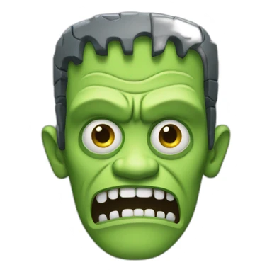 Frankenstein Monster sticker