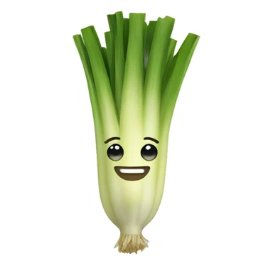 Leek smile sticker