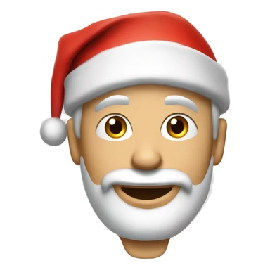 tom hollans with santa hat sticker