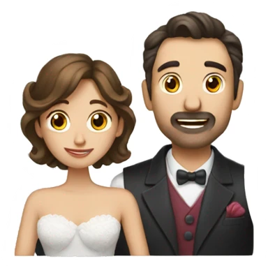 Hombre viendo una película con su novia sticker