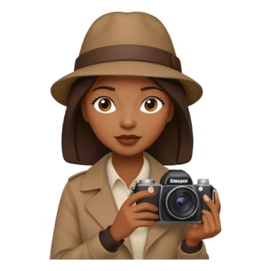 black woman Street Photographer sticker