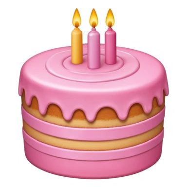 make a pink cake sticker