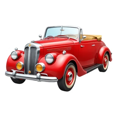 vintage car emoji sticker