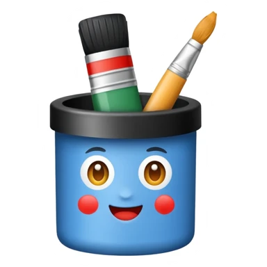 artist paint tube  sticker