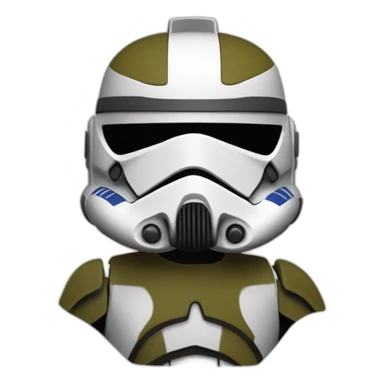 Clone trooper 337th Star Corps from Clone wars sticker