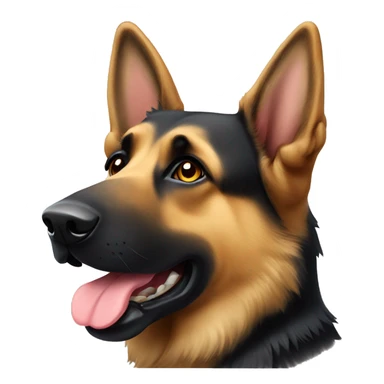 German shepherd dog sticker