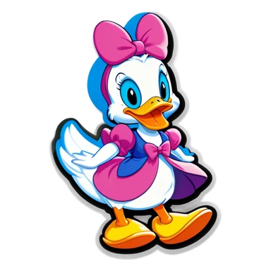 Daisy Duck sticker