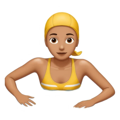 swimming university sticker