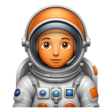 cosmonaut in space suit sticker