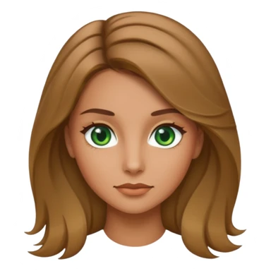 young pretty woman bronde hair green eyes and tan sticker