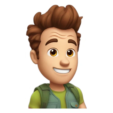 jimmy neutron as a dad sticker