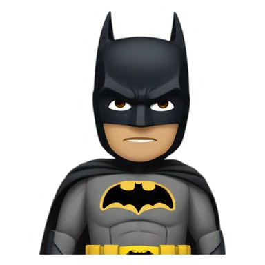 Batman contempolate sticker