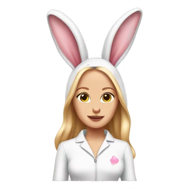 Regina George wearing bunny costume sticker